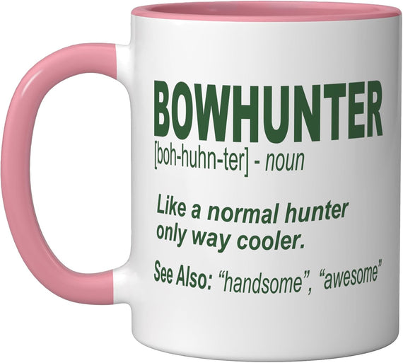 Vintage Definition Of A Funny Bowhunter Ceramic Mug