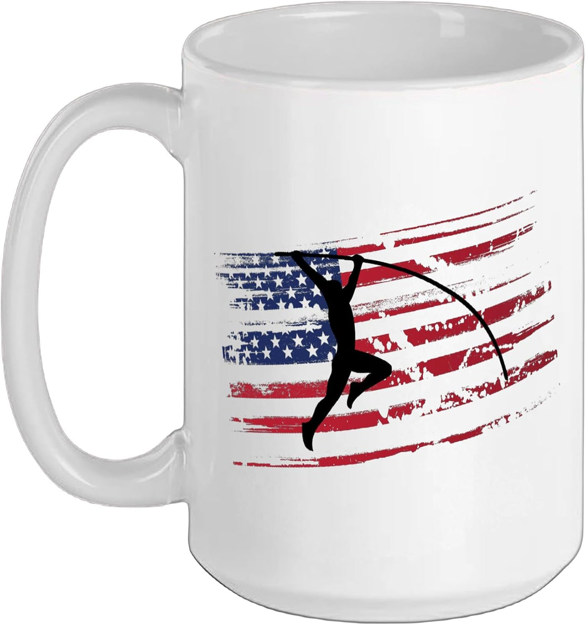 Pole Vault - Fun Patriotic For Pole Vaulting Ceramic Mug