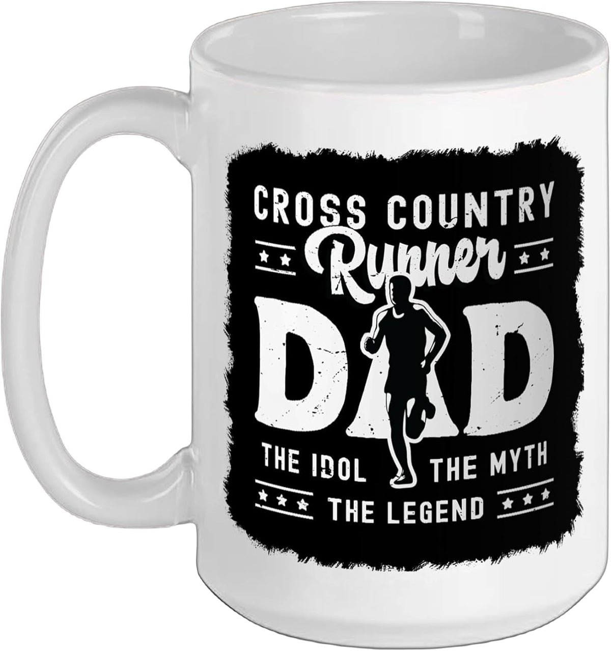 Cross Country Runner Dad The Xc Runner Cross Country Ceramic Mug