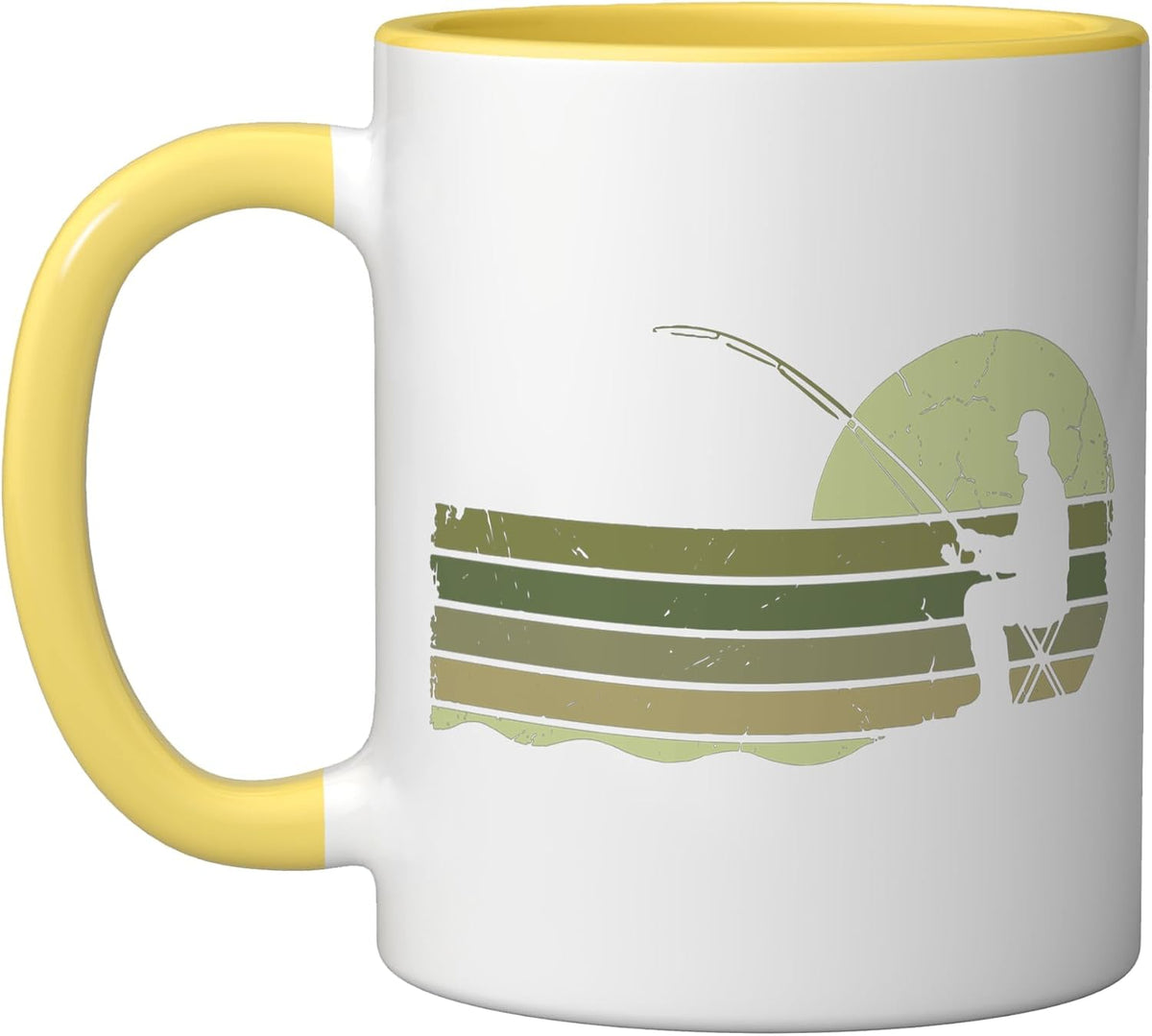 Fisher Retro Fishing Nature Vintage Ceramic Mug