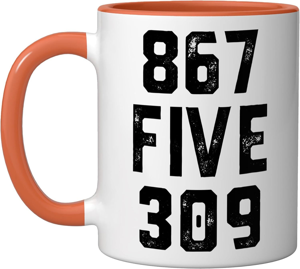 Retro Vintage Eighties 8675309 Nostalgic And Funny 80's Ceramic Mug