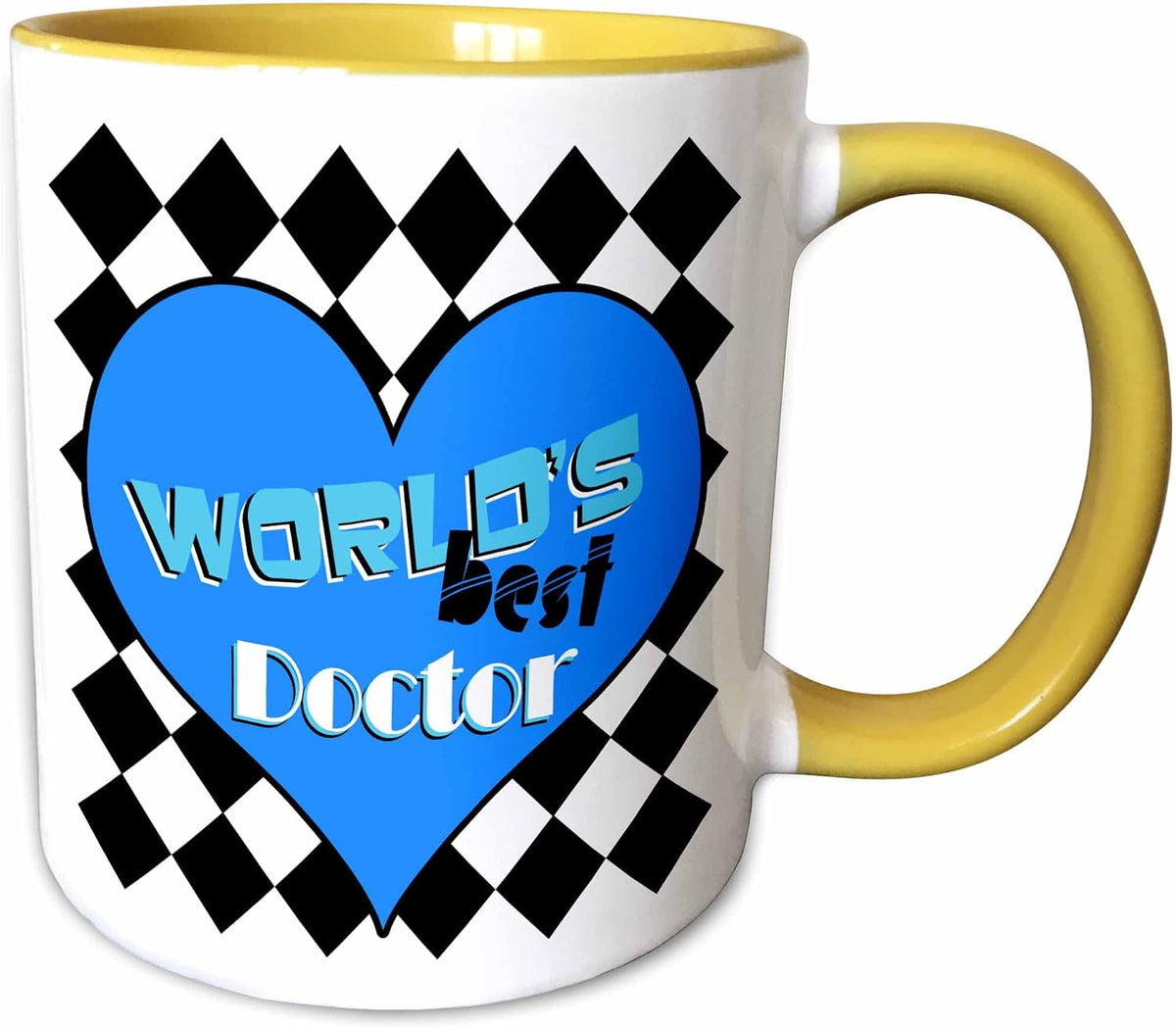 Worlds Best Doctor - Blue Ceramic Mug