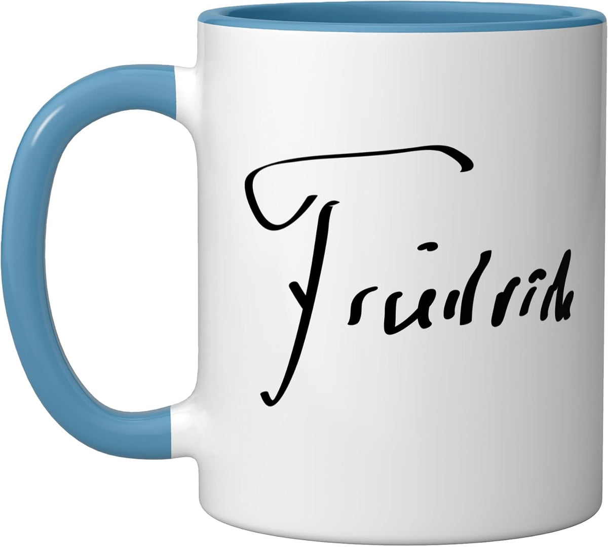 Friedrich Nietzsche Signature Philosopher Philosophy Ceramic Mug