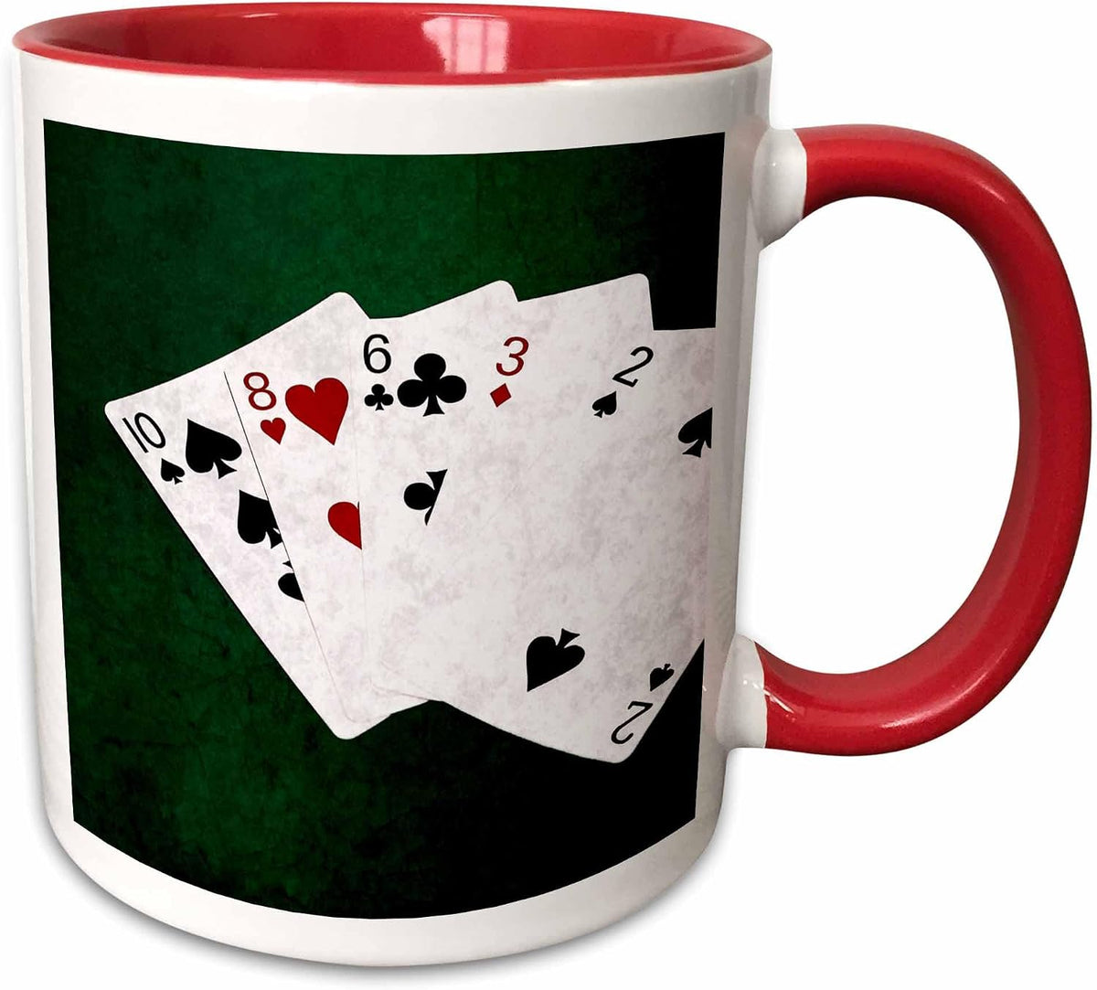 Poker Hands High Card, Ten To Two Alexis Ceramic Mug