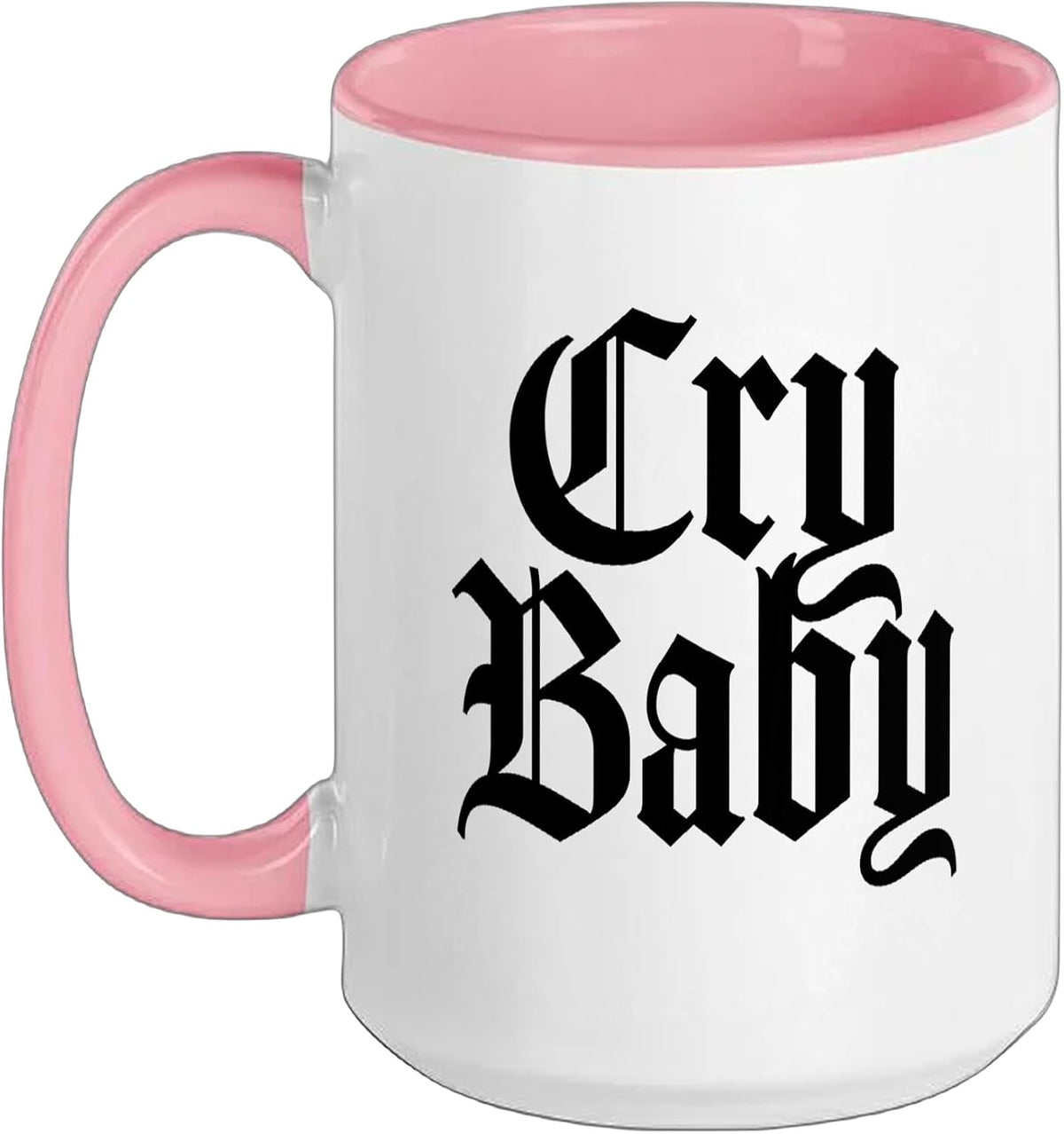 Cry Baby Old English Design Ceramic Mug
