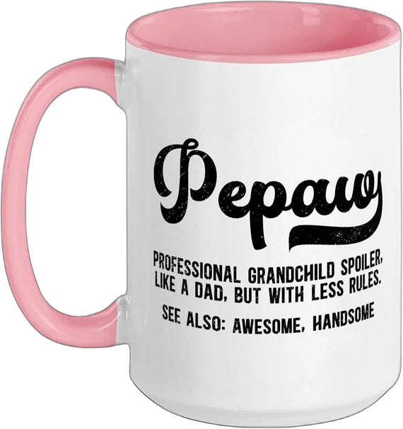 Pepaw Professional Grandchild Spoiler Definition Ceramic Mug