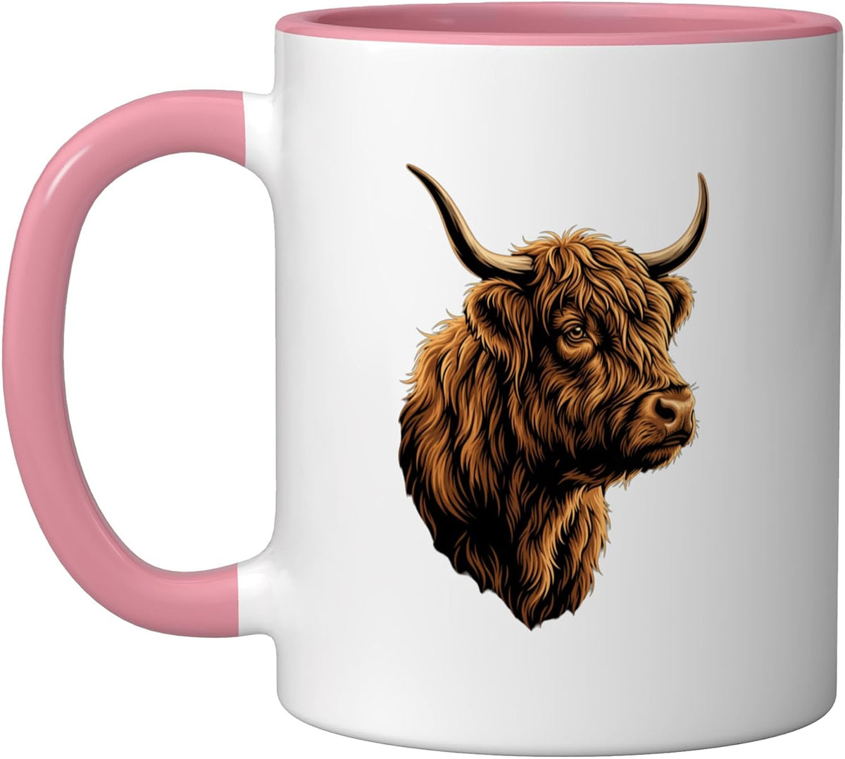 Highland Cow Cute Scottish Highlander Cow Ceramic Mug