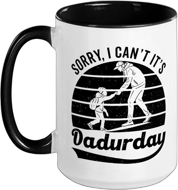 Dad Weekend Funny Dadurday Christmas Ceramic Mug