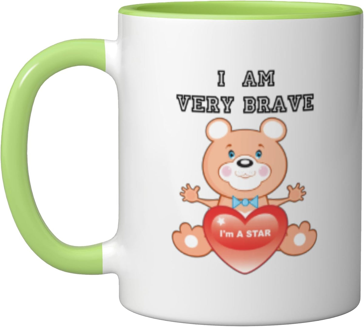 Bravery I Am Very Brave I'm A Star Teddy Ceramic Mug