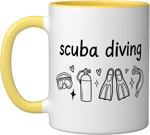 Scuba Diving Diver Skin Underwater Dive Ceramic Mug