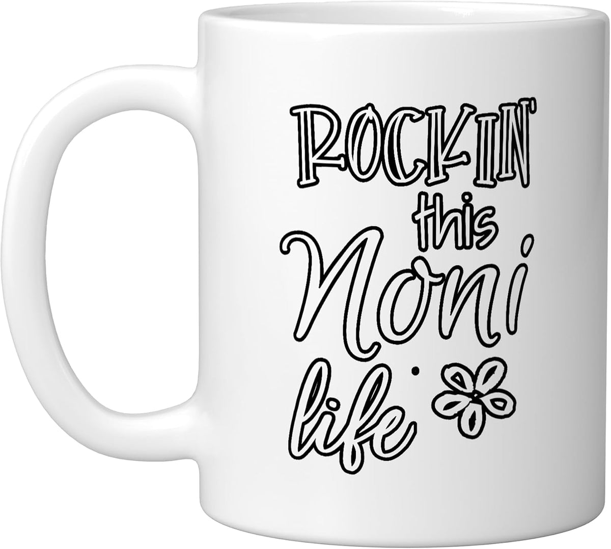 Rockin This Noni Life Special Grandma Christmas Ceramic Mug