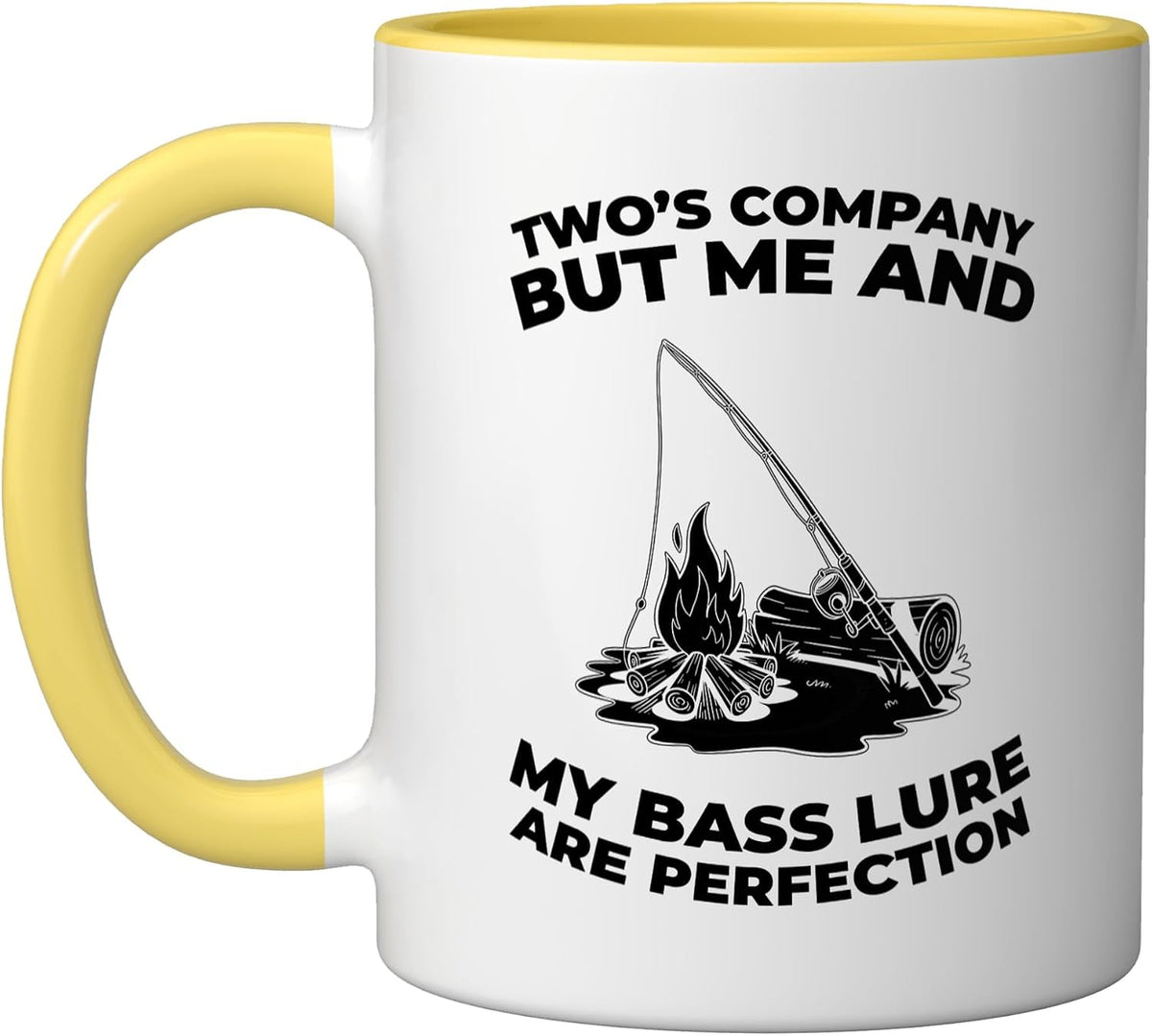 Two's Company Me And My Bass Lure Ceramic Mug