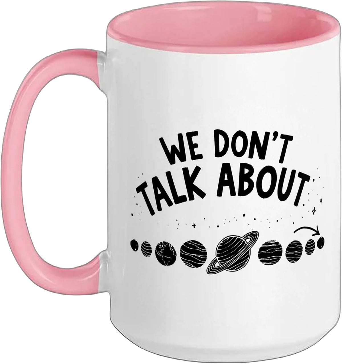 Pluto Never Forget Planet Space Astronomer Astronomy Ceramic Mug