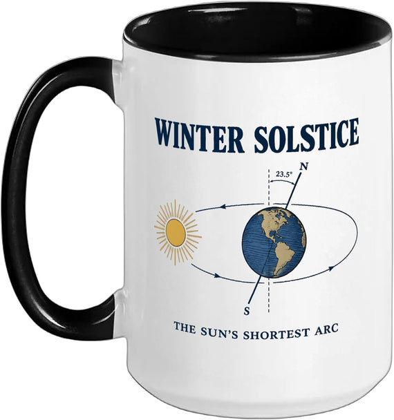 Winter Solstice Suns Shortest Arc Ceramic Mug