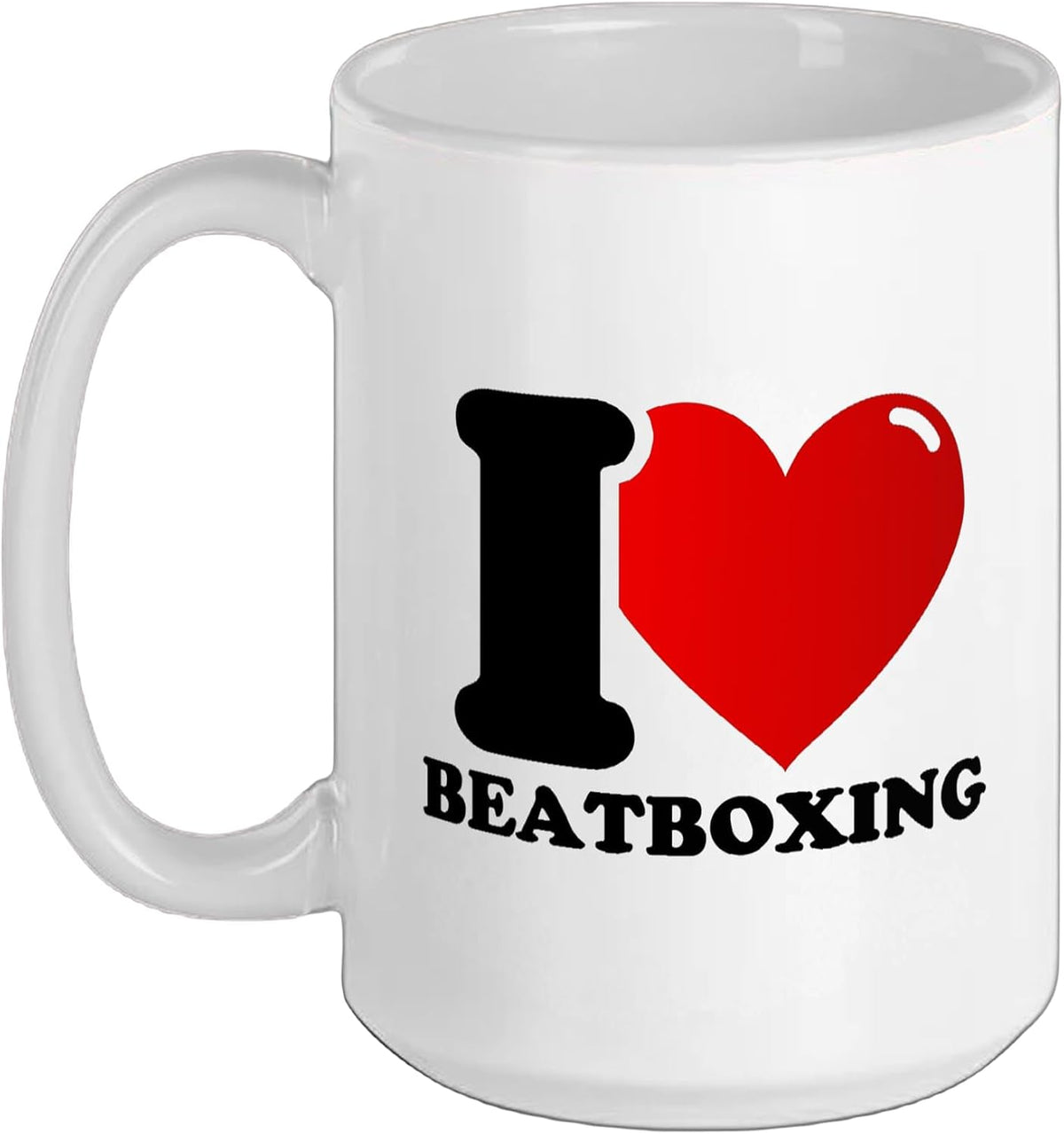 I Love Beatboxing Ceramic Mug