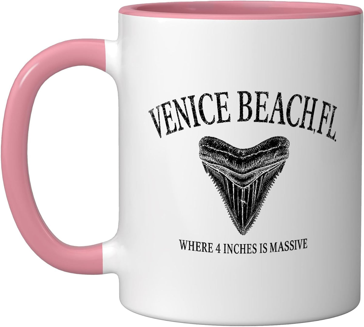 Megaladon Shark Teeth In Venice Beach Florida Ceramic Mug