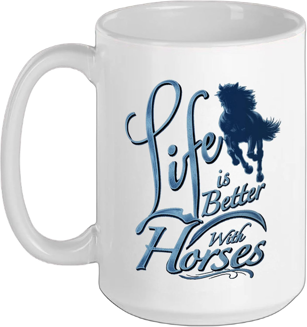 Horseback Riding Western Animals, Women Cute Horses Ceramic Mug