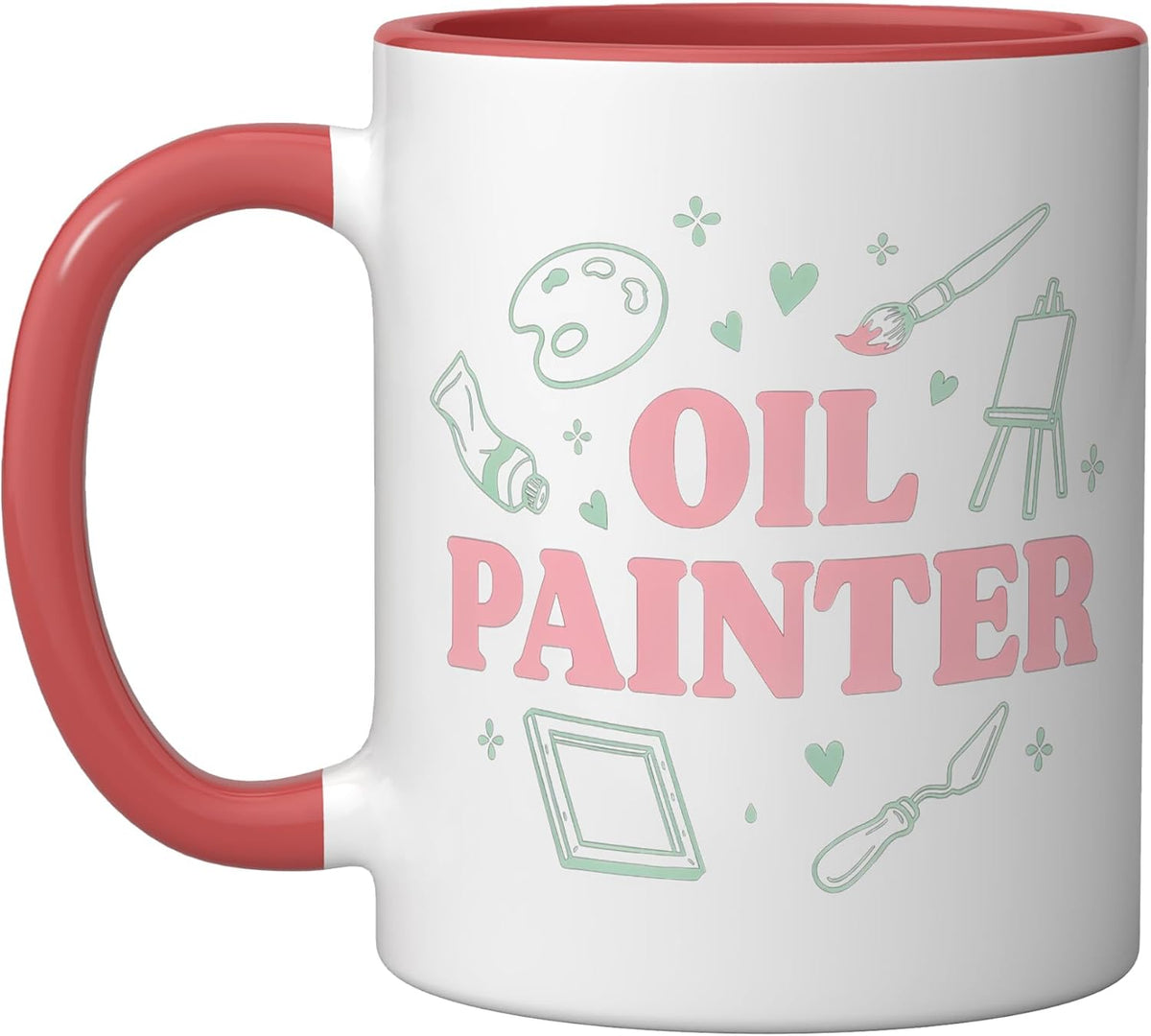Oil Painting Painter Fine Art Canvas Paint Ceramic Mug