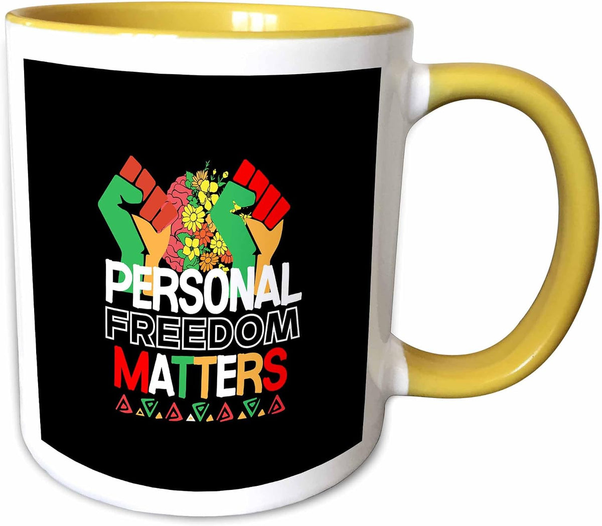 Personal Freedom Matters. Black History Ceramic Mug