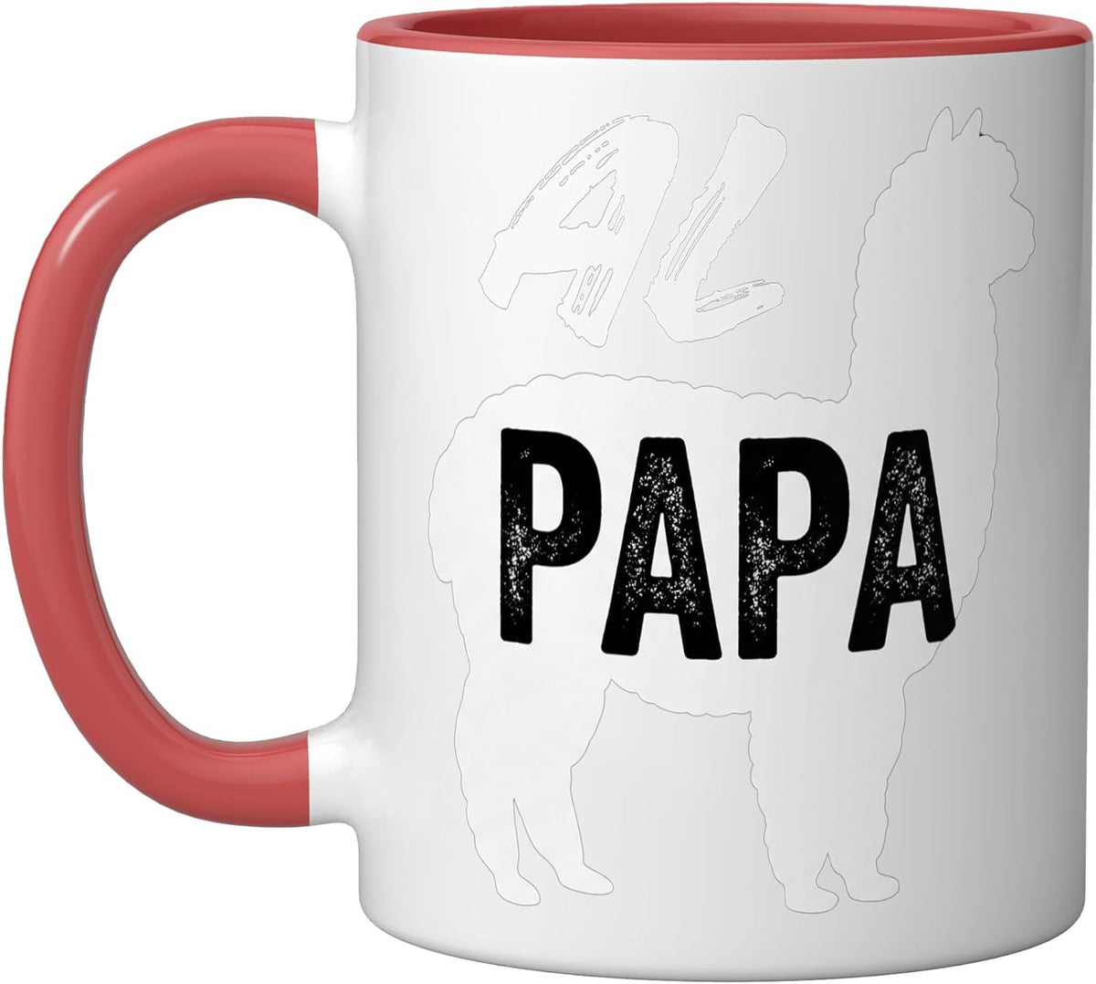 Al Papa Alpaca Father Day Llama Humor Love Ceramic Mug
