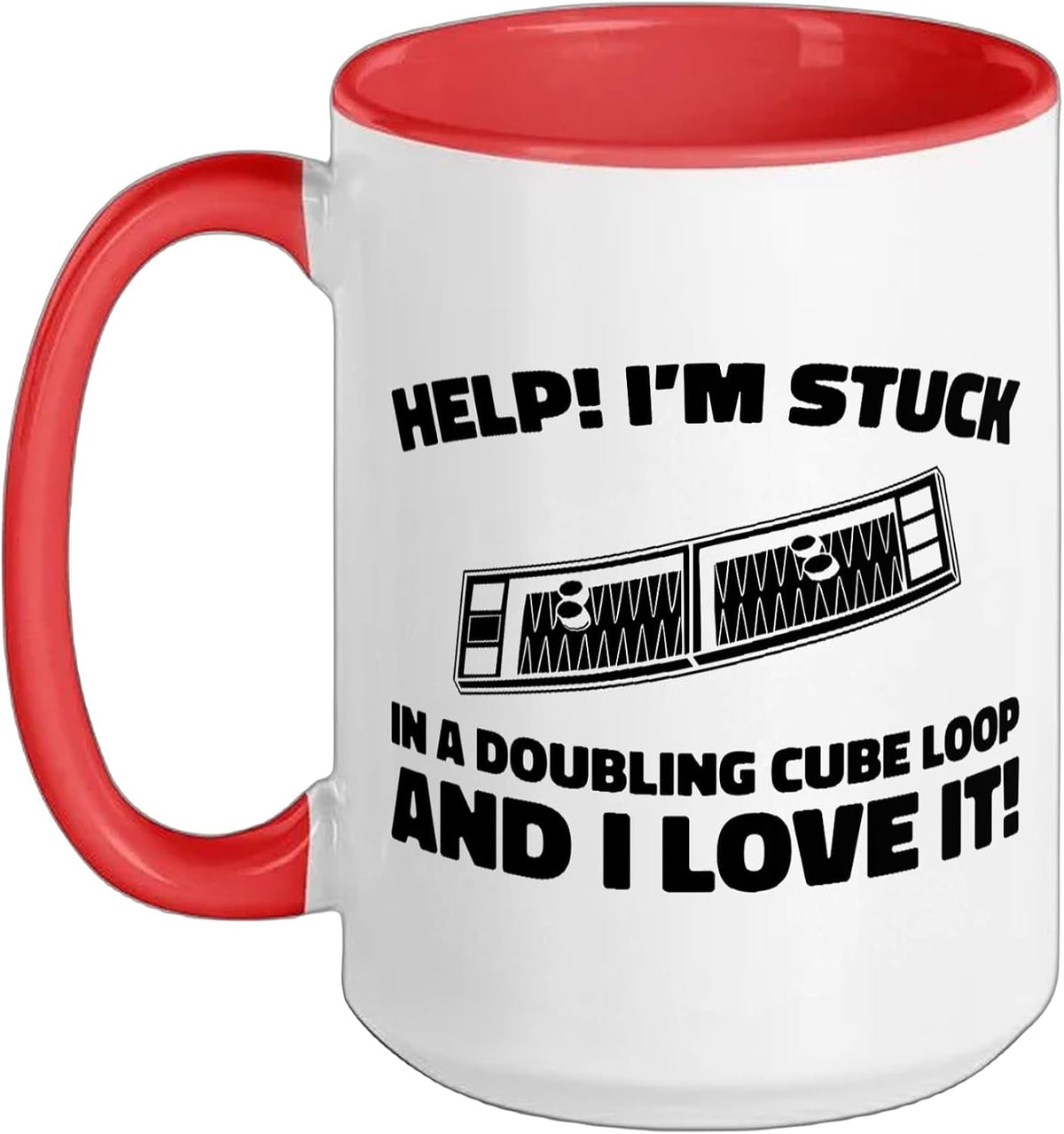 Board Game Strategy - Dice Backgammon Ceramic Mug