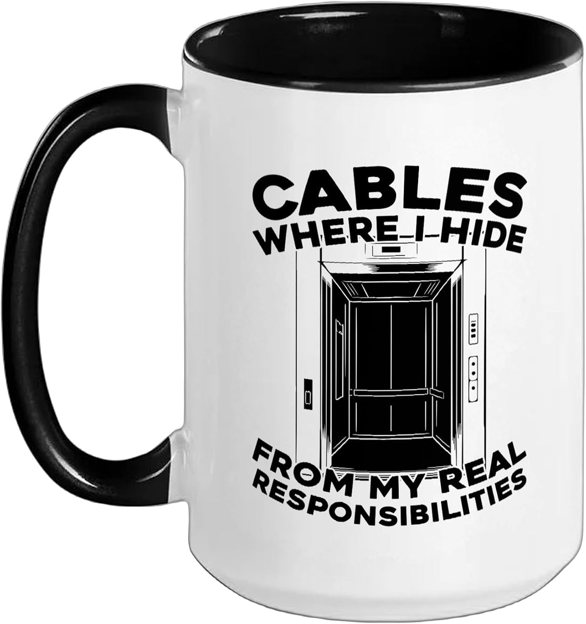 Safety Standards Lift Systems - Elevator Installer Ceramic Mug