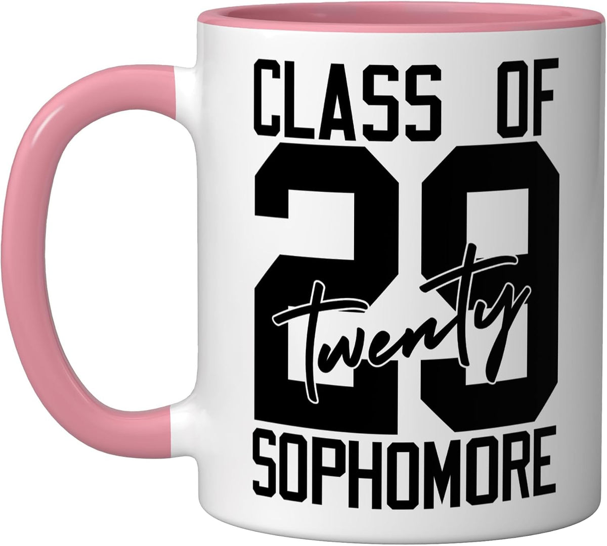 Class Of 2029 Sophomore High Schooler 10th Grade Ceramic Mug