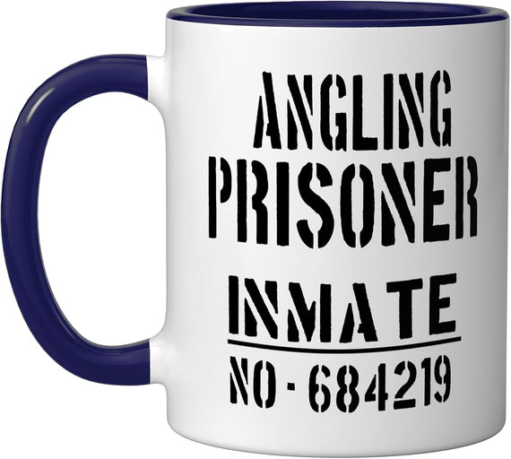 Angling Prisoner Inmate Funny Fishing Ceramic Mug
