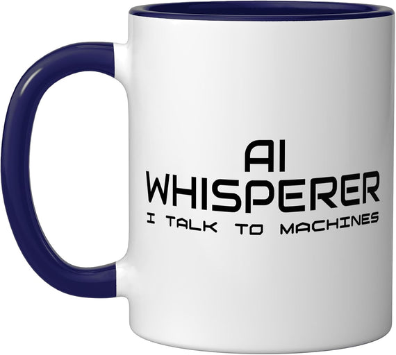 Funny Ai Geek Men Women Prompt Engineer Ai Whisperer Ceramic Mug
