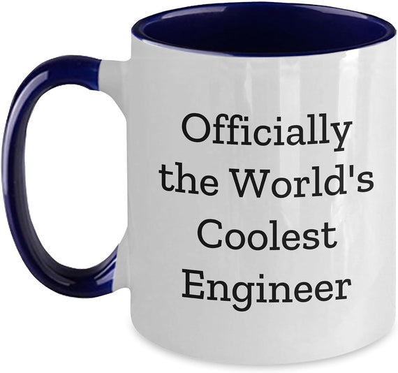 Officially The World's Coolest Engineer Funny Ceramic Mug