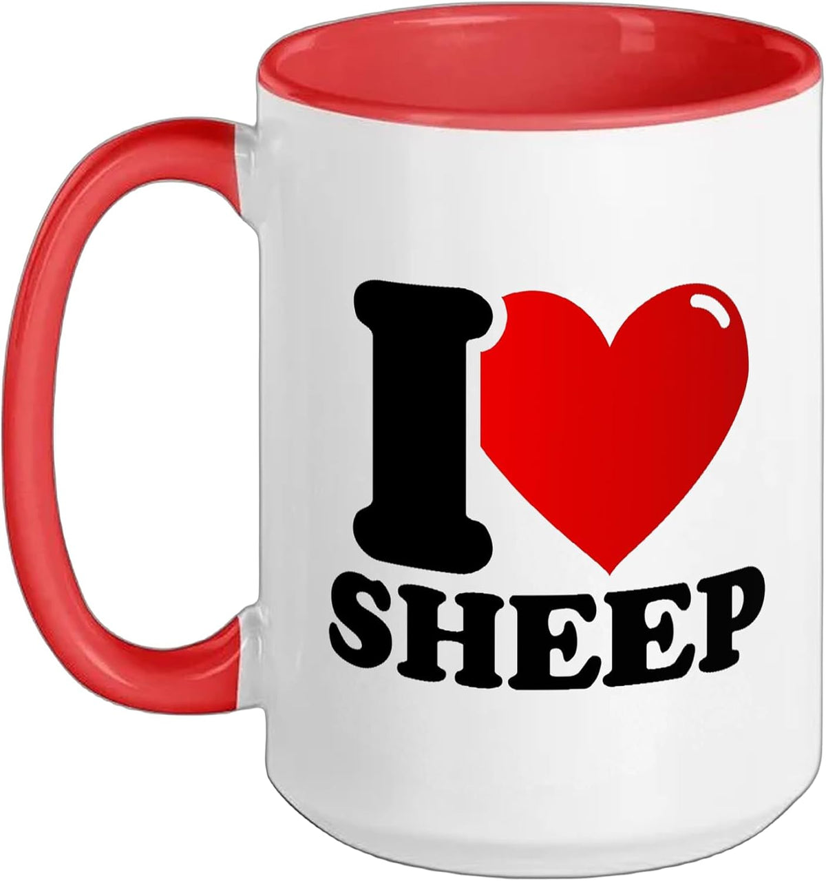 I Love Sheep Ceramic Mug