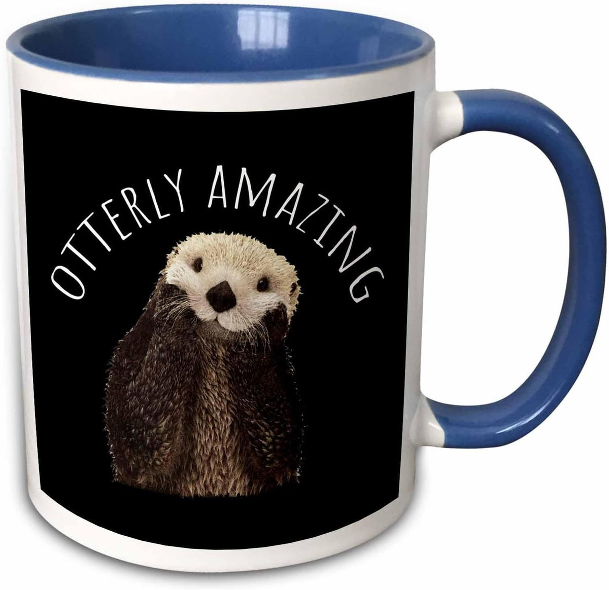 Otterly Amazing With Adorable Otter. Bold Ceramic Mug