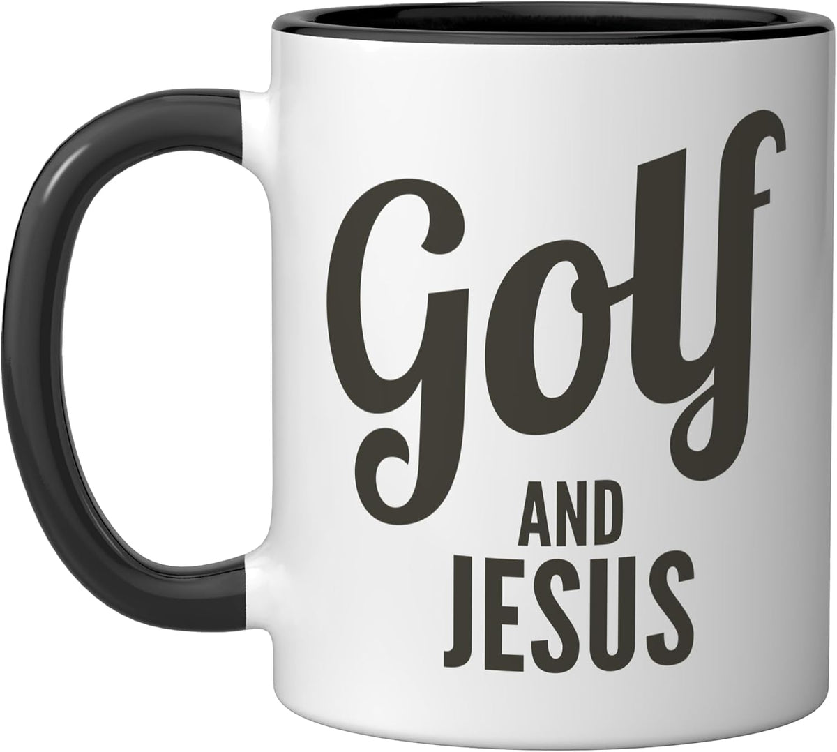 Golf And Jesus, Christian Golfing Ceramic Mug
