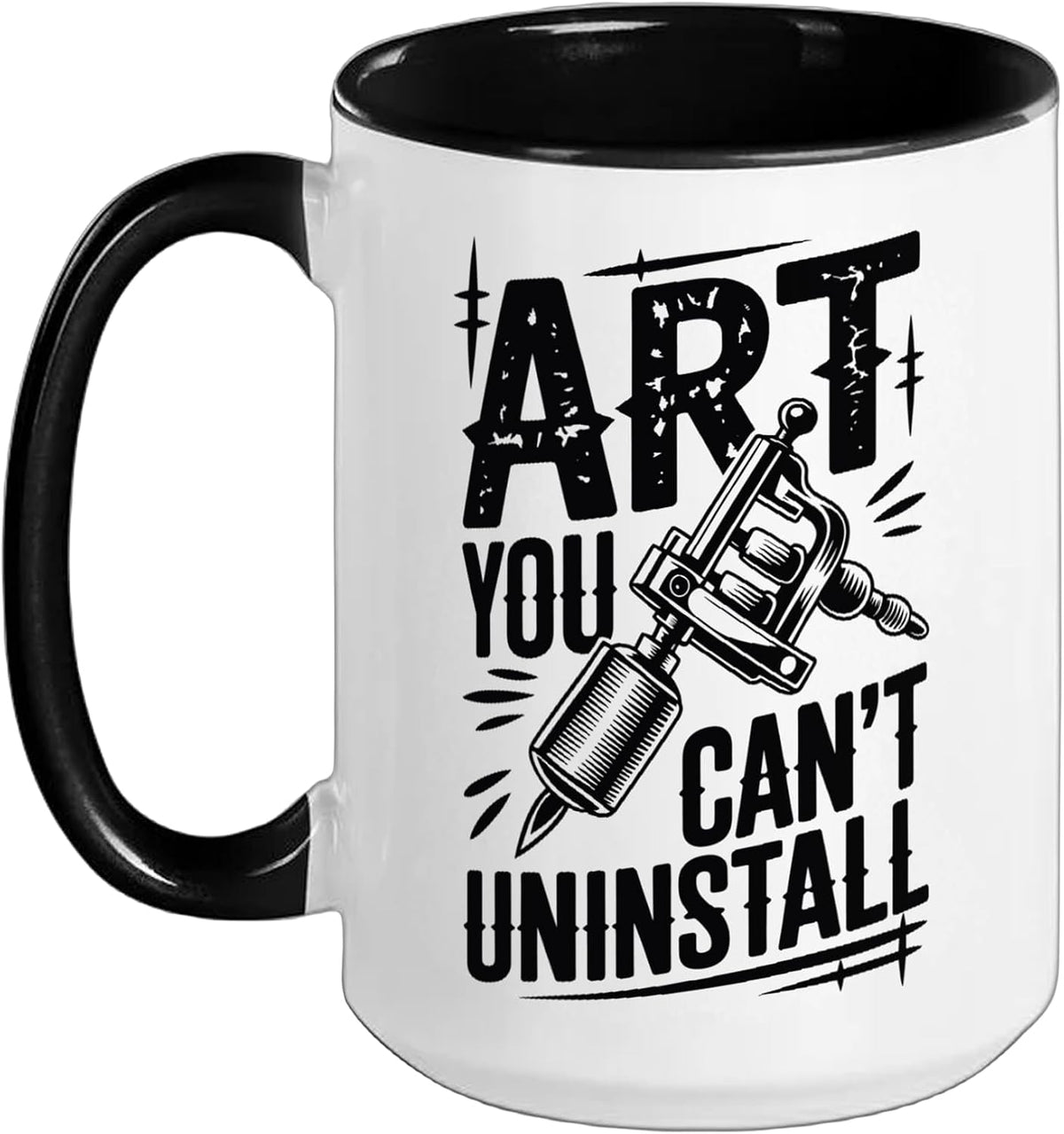 Art You Can't Uninstall Funny Tattoo Artist Ceramic Mug
