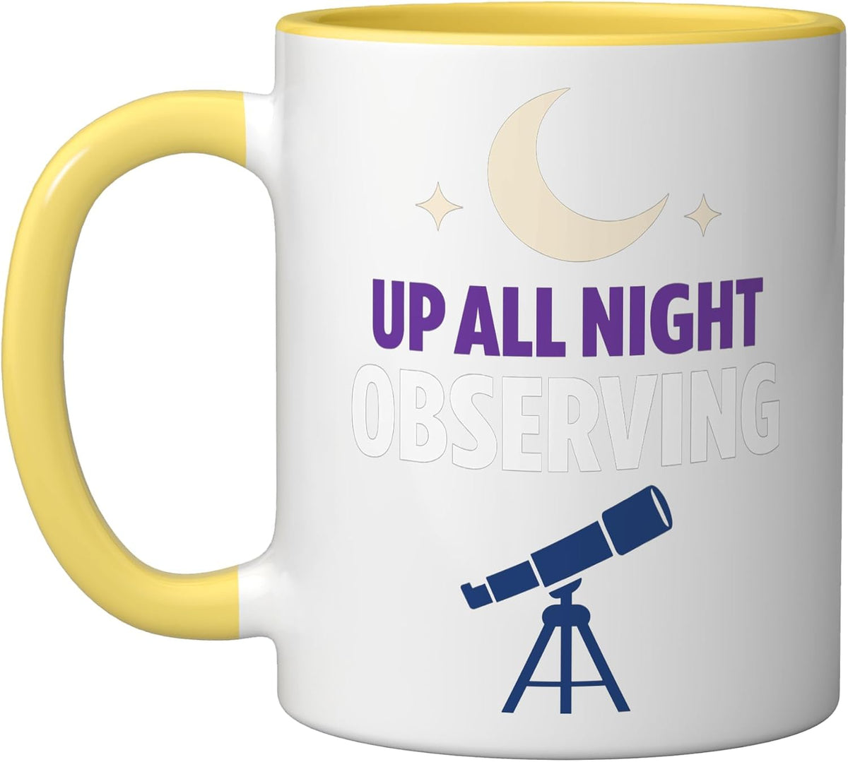 Planetary Observer Telescope Astronomy Amateur Astronomer Ceramic Mug