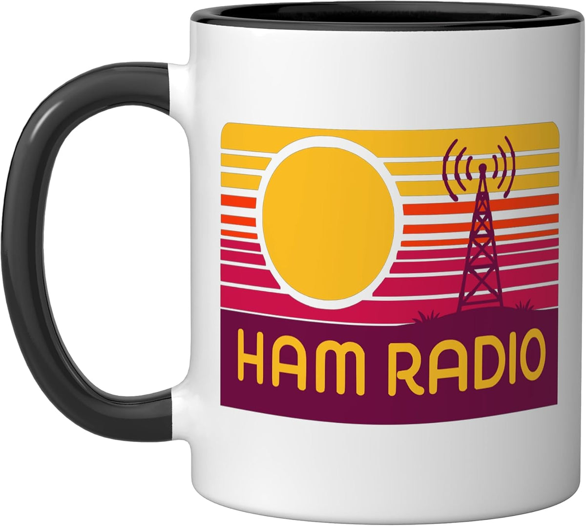 Ham Radio - Fun Amateur Radio Signalers Technicians Ceramic Mug