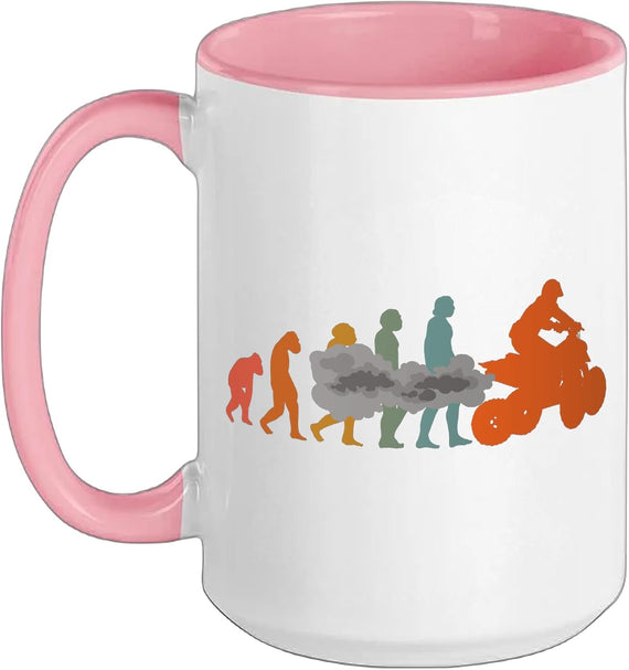 Quad-Bike All-Terrain-Vehicles Offroad Motorsport Quad Atv Ceramic Mug