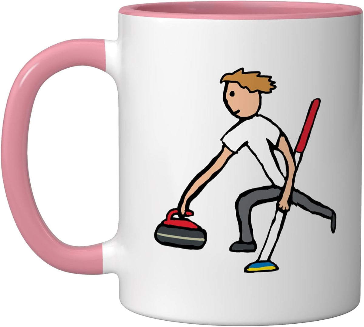 Curling Ceramic Mug