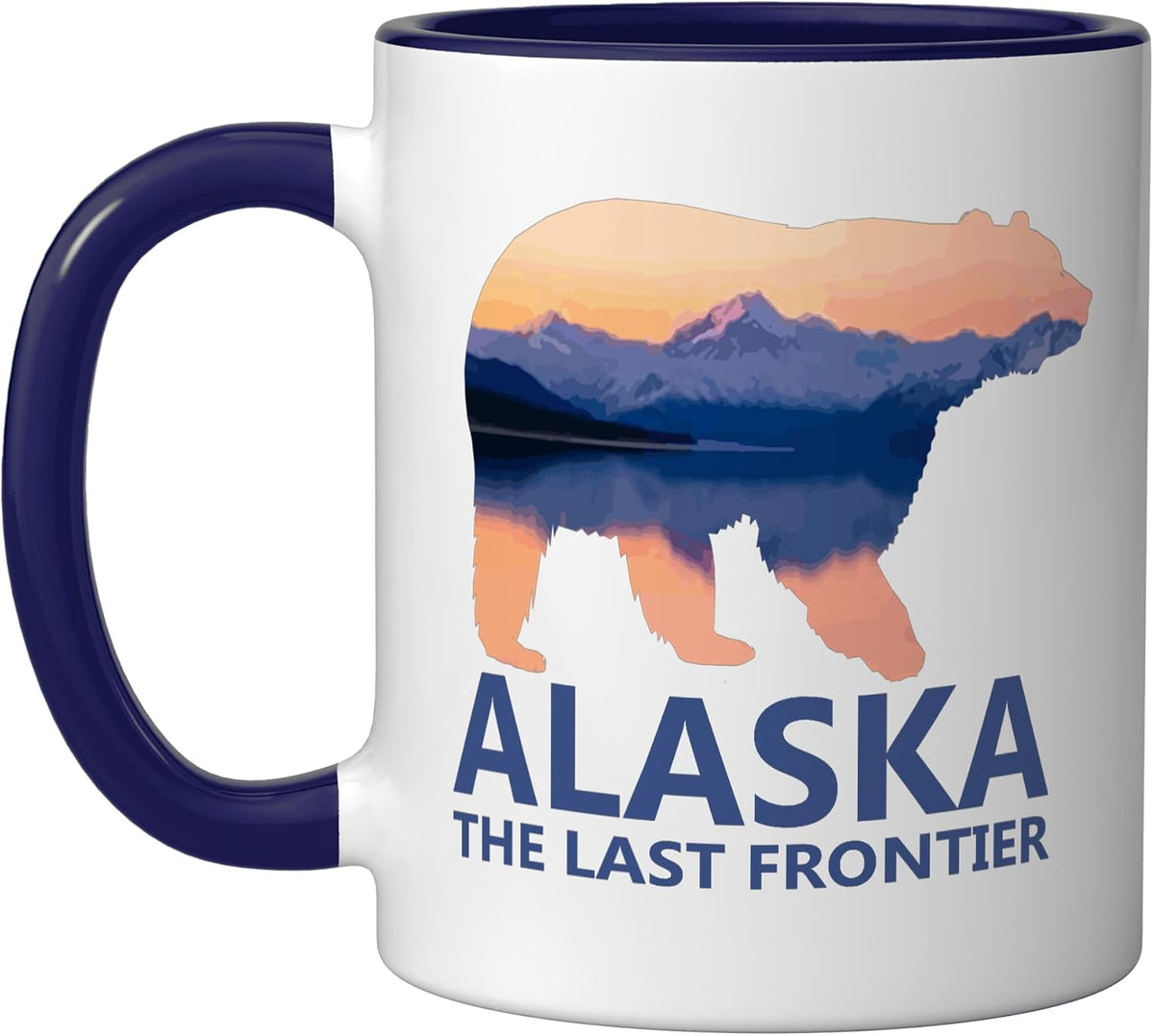 Alaska The Last Frontier Bear Lake Hiking Camping Gift Ceramic Mug