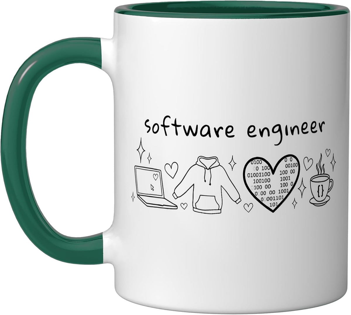 Software Engineering Developer Programmer Coding Dev Ceramic Mug