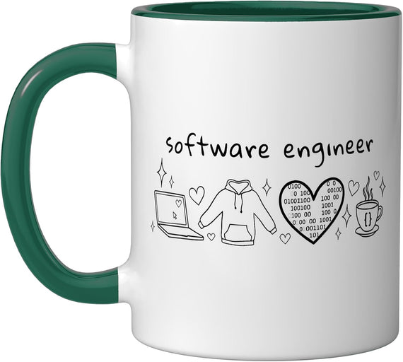 Software Engineering Developer Programmer Coding Dev Ceramic Mug