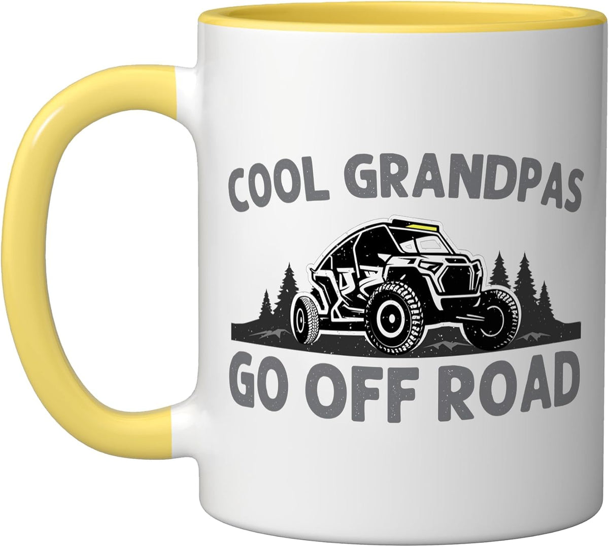 Side By Side Design For Grandpa Men Off Road Utv Sxs Ceramic Mug