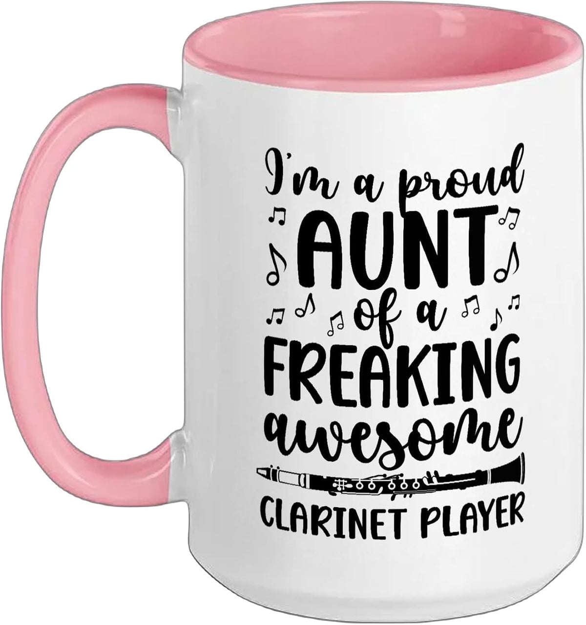 Clarinet Aunt Clarinet Player Auntie Proud Clarinetist Ceramic Mug