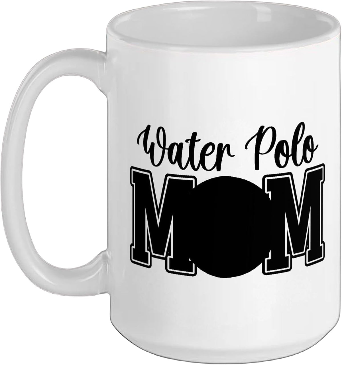 Water Polo Mom Bold Game Day Supporter Ceramic Mug