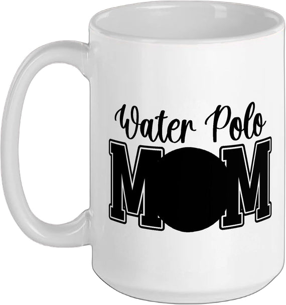 Water Polo Mom Bold Game Day Supporter Ceramic Mug