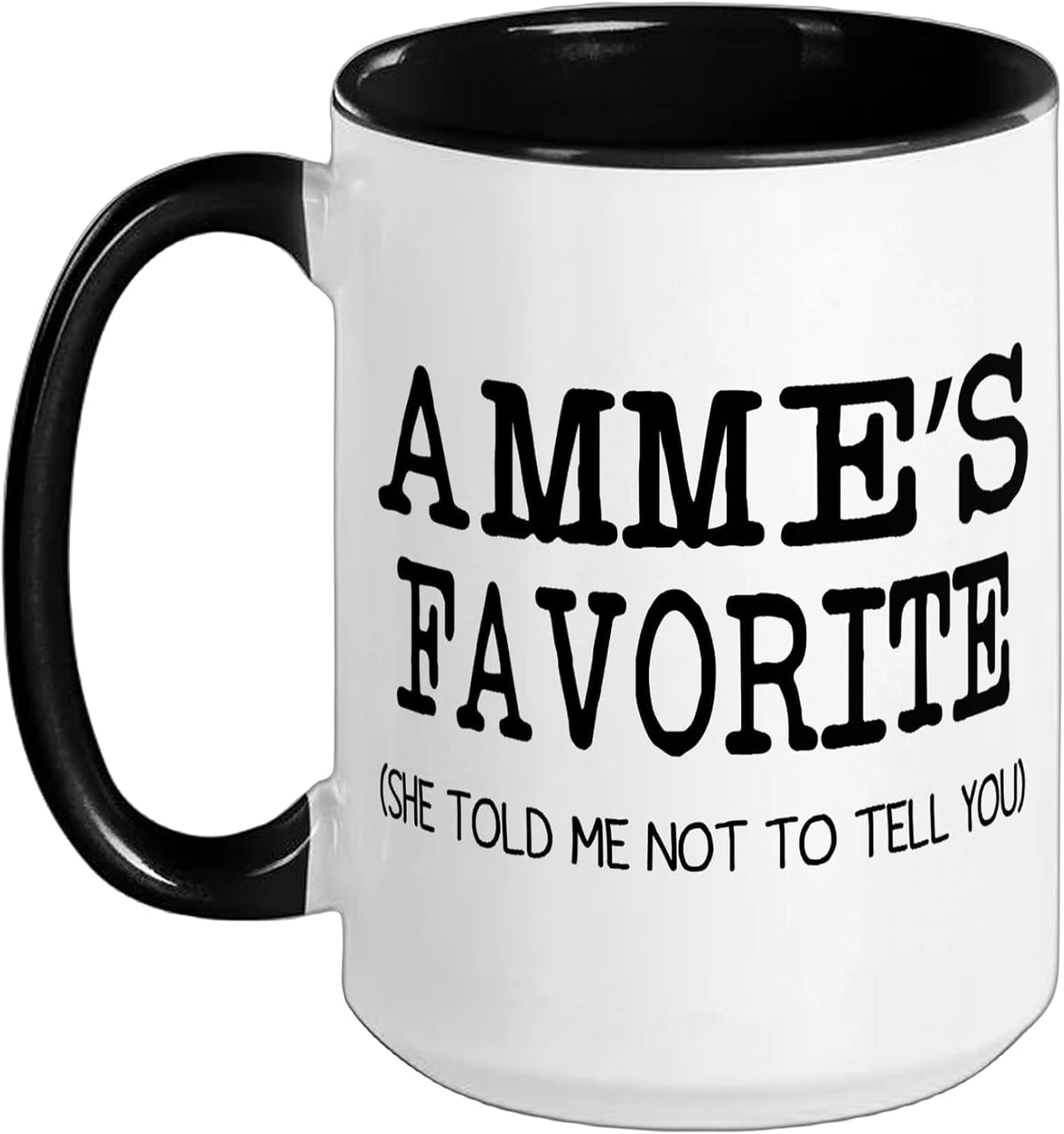 Amme’S Favorite Funny Family Grandson Granddaughter Kids Ceramic Mug