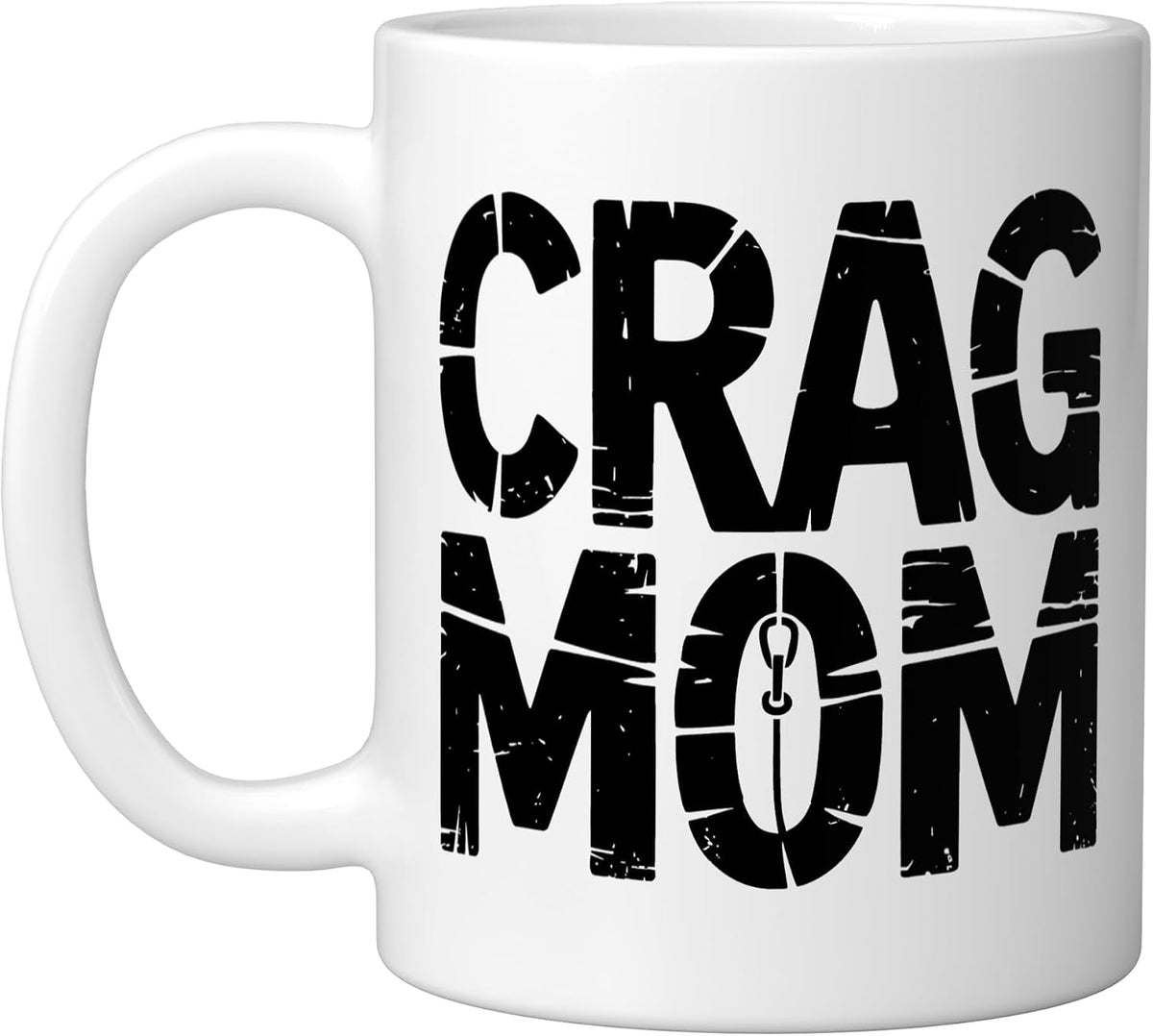 Crag Mom Who Takes Kids Climb Rocks Outdoor Climbing Rock Ceramic Mug