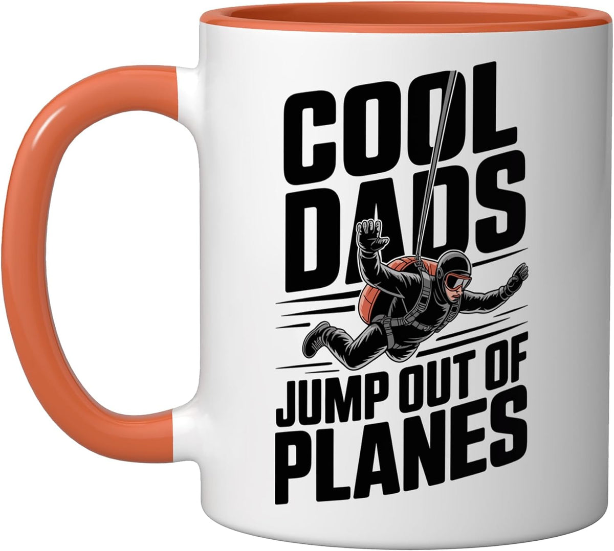 Cool Dads Jump Funny Skydiving Skydiver Ceramic Mug