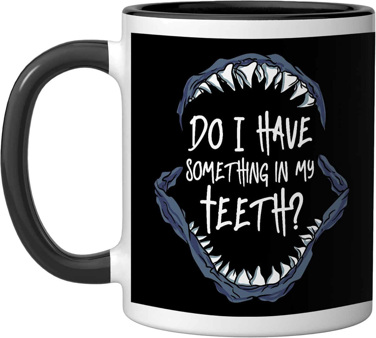 Funny Shark Pun Gift For Shark Lovers - Big Shark Tooth Ceramic Mug