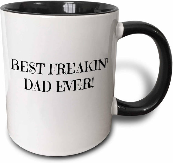 Best Freakin Dad Ever Christmas Ceramic Mug